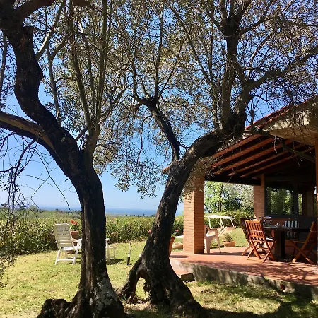 Gaia With Sea View, Fenced Garden By Toscanatour * Guardistallo